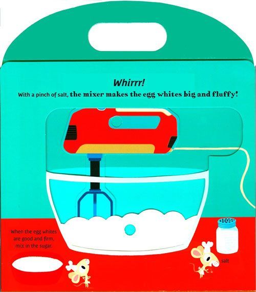 Let's Bake a Cake! 來烤蛋糕吧！-幼兒新奇操作書-彩色 (21×24cm/硬頁/彩色/8頁)