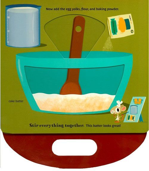 Let's Bake a Cake! 來烤蛋糕吧！-幼兒新奇操作書-彩色 (21×24cm/硬頁/彩色/8頁)