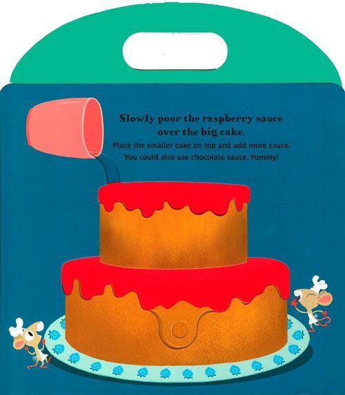 Let's Bake a Cake! 來烤蛋糕吧！-幼兒新奇操作書-彩色 (21×24cm/硬頁/彩色/8頁)