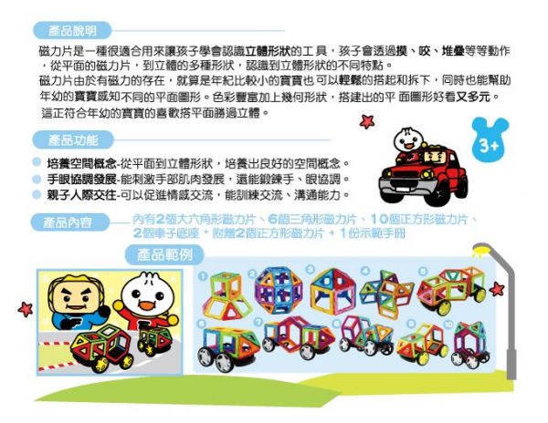 風車圖書 - FOOD超人創意磁力片-百變摩天輪