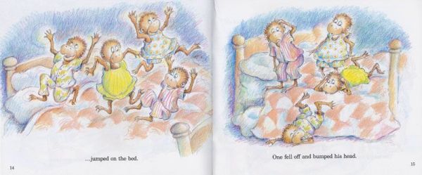 麥克兒童外文書店 - 廖彩杏老師有聲書-FIVE MONKEYS JUMPING BED /平裝繪本+CD