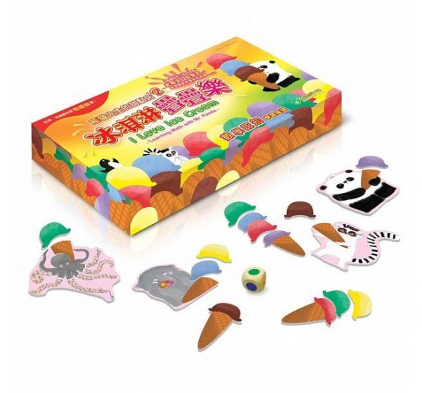 青林國際出版 - 熊貓先生桌遊-冰淇淋疊疊樂