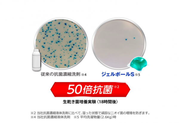 日本 P&G - 洗衣膠球-藍色抗菌-18顆入/袋*6
