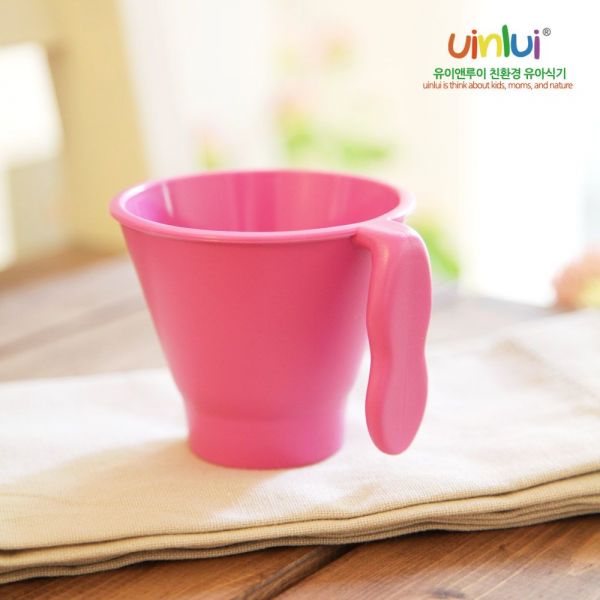 韓國 Uinlui - 寶寶天使餐盤-海藍色-7件式禮品套組