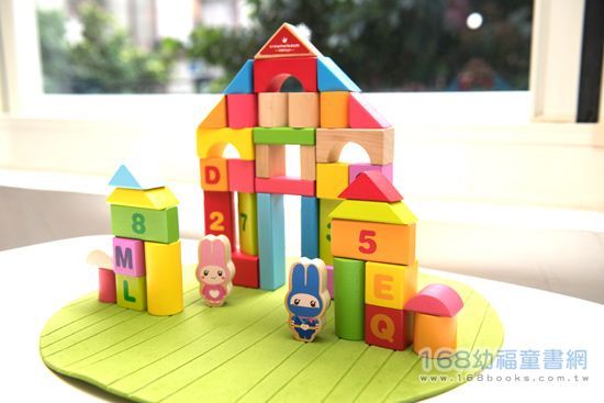 幼福文化 - 忍者兔益智3D積木桶
