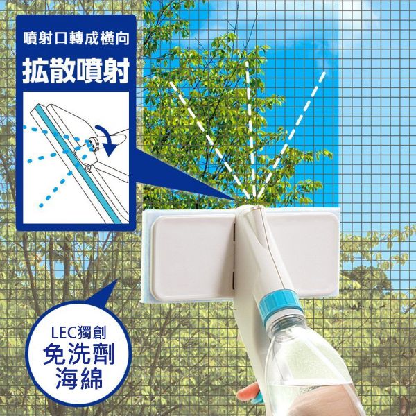 日本 LEC - 紗窗清潔組-紗窗清潔海棉刷 + 倍半碳酸鈉德用組(500ml+450ml)