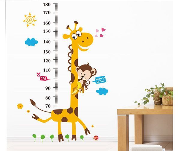 JB Design - 時尚壁貼-長頸鹿身高 (60cm*90cm)