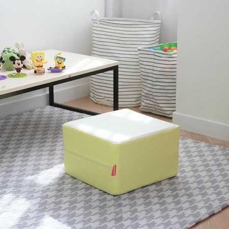 韓國 CNUT - 糖果沙發-方形-奶油黃