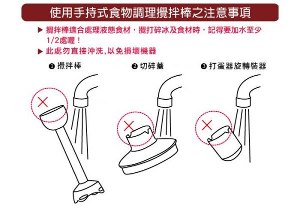 荷蘭公主 PRINCESS - 手持式食物調理攪拌棒/攪拌棒/調理棒 (221203)-豪華組