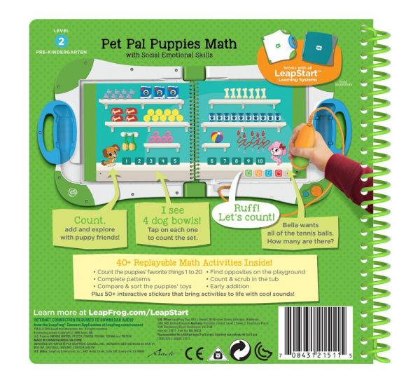 LeapFrog美國跳跳蛙 - LeapStart Jr. Books: 幼兒7-數學好好玩