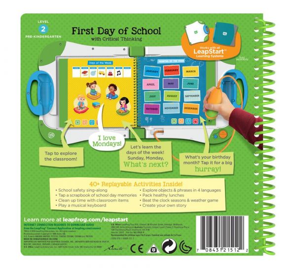 LeapFrog美國跳跳蛙 - LeapStart Jr. Books: 幼兒8-上學趣