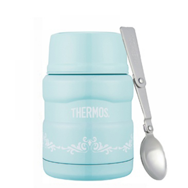Thermos 膳魔師 - 不鏽鋼真空食物悶燒罐-薄荷歐蕾-470mL