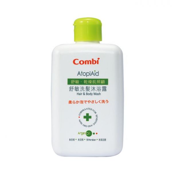 日本 Combi - 舒敏洗髮沐浴露-兩入組-250ml*2