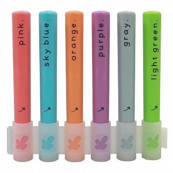 KOBARU - 哈尼不掉蓋彩色筆 幼童專用-粉嫩色