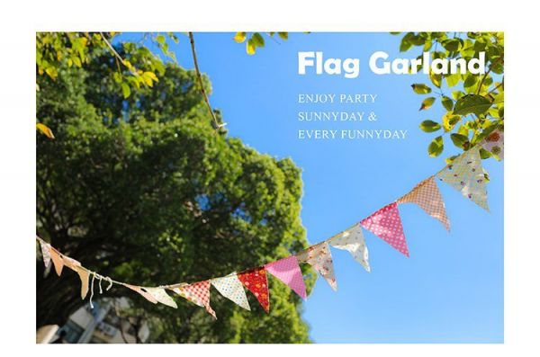 Everyday's - 裝飾三角布旗-綜合色系