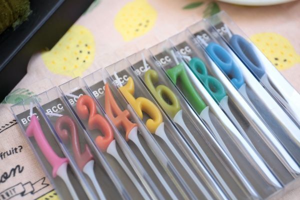 KAMEYAMA CANDLE HOUSE - 生日數字蠟燭/造型蠟燭/派對蠟燭-迷你數字7-綠