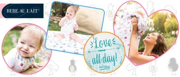 美國 Bébé au Lait - 經典棉紗布包巾-tokidoki 搗蛋限量聯名款-2 入裝