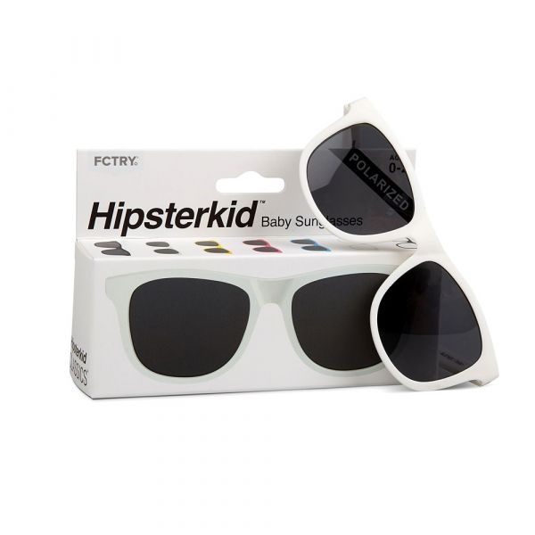 美國 Hipsterkid 偏光太陽眼鏡（白色款）