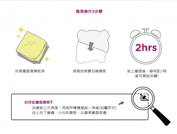 新加坡 Oribel - 創意壁貼玩具-森林溜滑梯