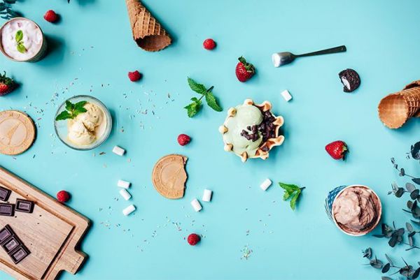 麗克特 recolte - Ice Cream Maker 迷你冰淇淋機-粉嫩綠