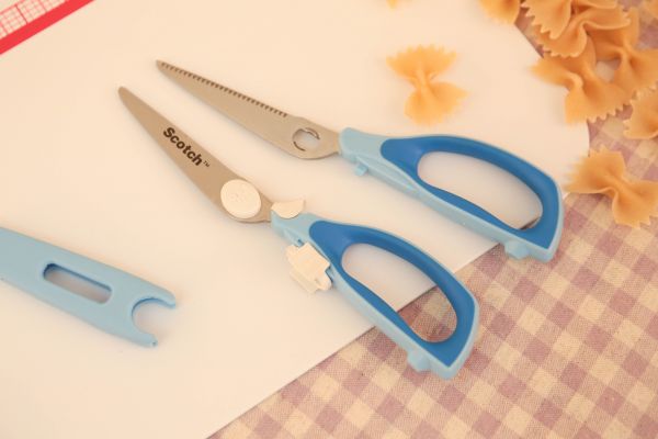 美國 3M - 萬用食物剪刀 (可拆式)-王子藍