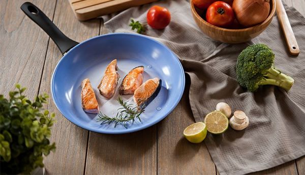 BEKA 貝卡 - Magic彩漾陶瓷智慧平底鍋-藍 (28cm)