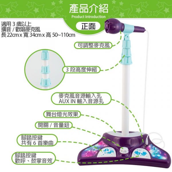 DJ Toys - 時尚搖滾站立式麥克風