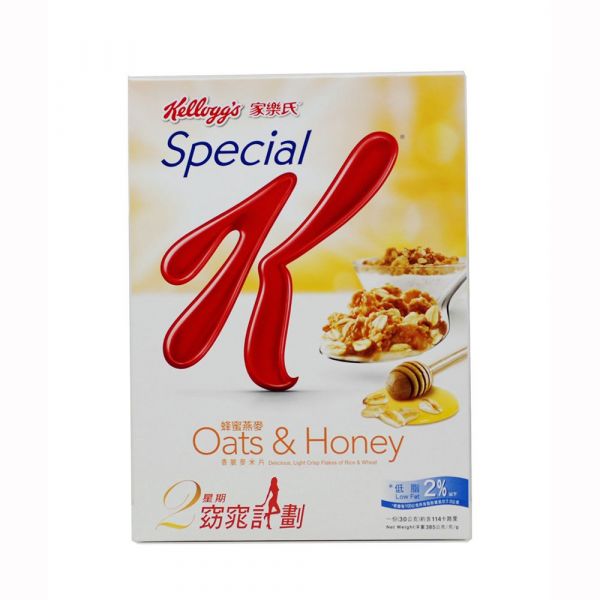 家樂氏 - 健康綜合組 四入-Special K-蜂蜜燕麥*1什錦果麥-美麗纖果*1什錦果麥-葡萄杏仁果*1什錦果麥-葡蘋桃杏*1-四口味各一盒