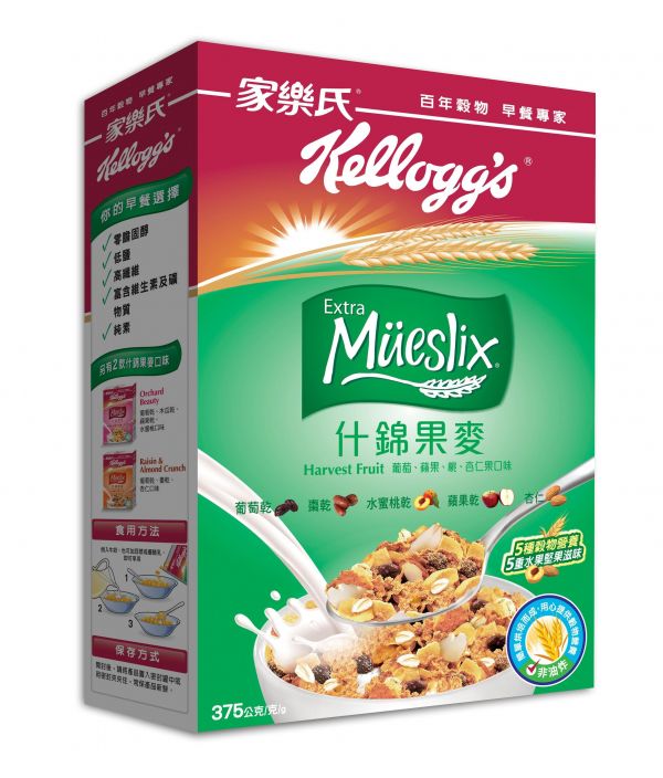 家樂氏 - 健康綜合組 四入-Special K-蜂蜜燕麥*1什錦果麥-美麗纖果*1什錦果麥-葡萄杏仁果*1什錦果麥-葡蘋桃杏*1-四口味各一盒