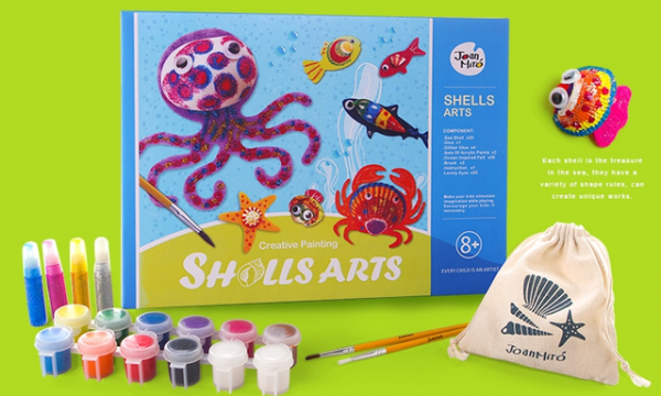 西班牙 JoanMiro - 兒童創意繪畫系列-貝殼彩繪