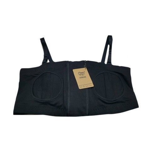 紐西蘭 HaaKaa - 免手持親餵集/擠乳輔助哺乳內衣-黑色