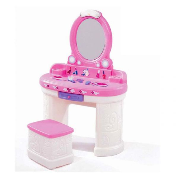 【華森葳兒童教玩具】 - STEP 2-甜心梳粧檯＋獨家買就送『切模綜合組-萬聖節』