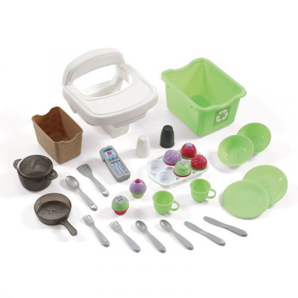 【華森葳兒童教玩具】 - STEP 2-小小麵包師廚房＋獨家買就送『切模綜合組-萬聖節』