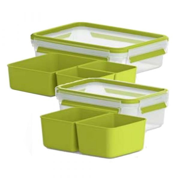 原德國EMSA  MasterSeal 無縫玻璃保鮮盒 / Tefal 法國特福 不沾平底鍋/炒鍋