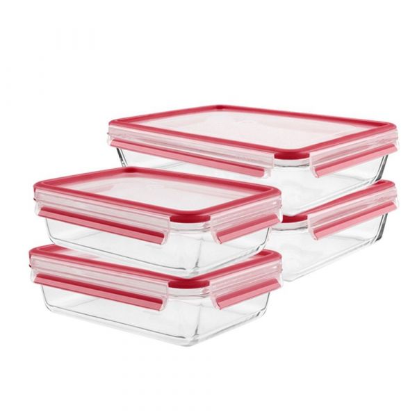 原德國EMSA  MasterSeal 無縫玻璃保鮮盒 / Tefal 法國特福 不沾平底鍋/炒鍋