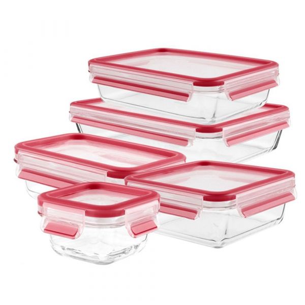 原德國EMSA  MasterSeal 無縫玻璃保鮮盒 / Tefal 法國特福 不沾平底鍋/炒鍋