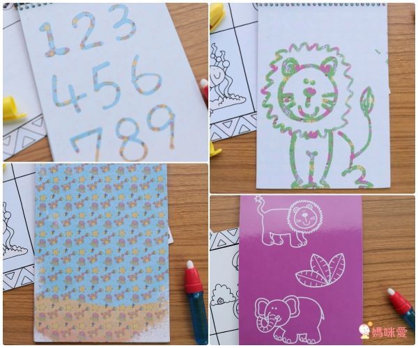 小小孩塗鴉啟蒙【英國GALT】水畫本,沾水塗色不怕亂畫!