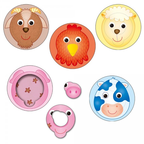 GALT卡哇伊厚紙類拼圖