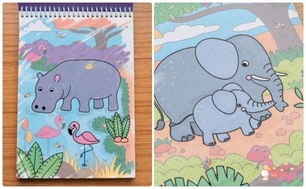 小小孩塗鴉啟蒙【英國GALT】水畫本,沾水塗色不怕亂畫!