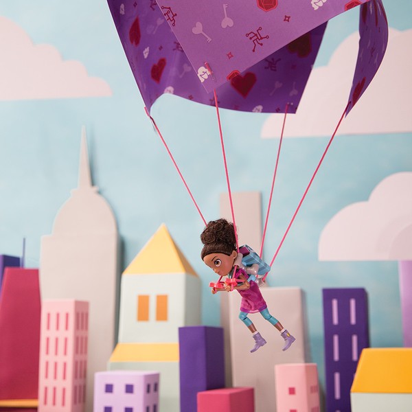 Ruby Rails Skydive Action Figure  特務露比 new！
