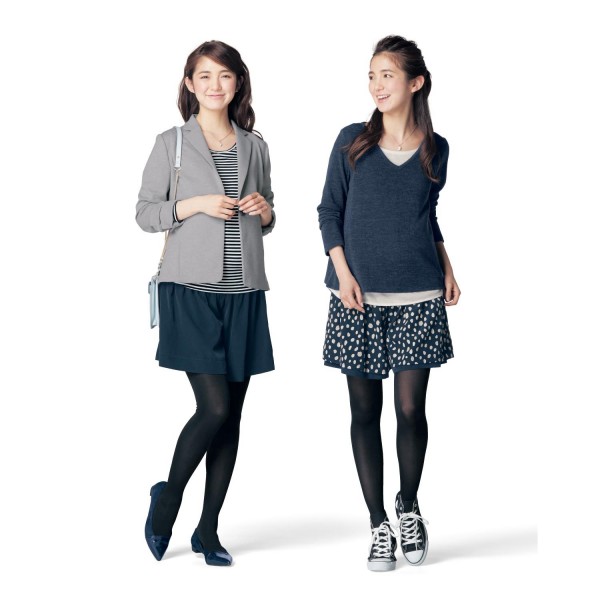 產前/後翻轉兩穿舒適點點褲