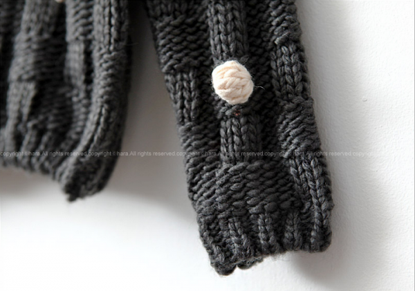 韓國 冬季時尚童裝 jkids 可愛球球毛衣