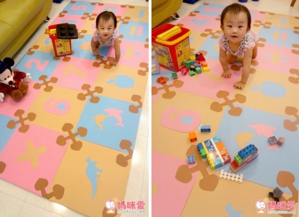 地墊共有 120 x 240 cm 大