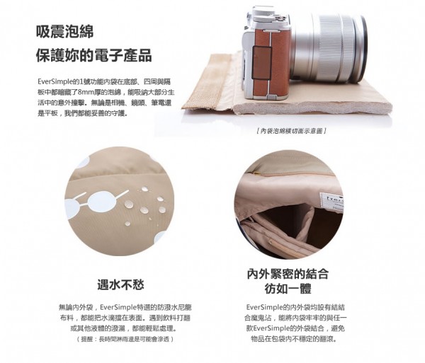 EverSimple Debby 真皮後背包