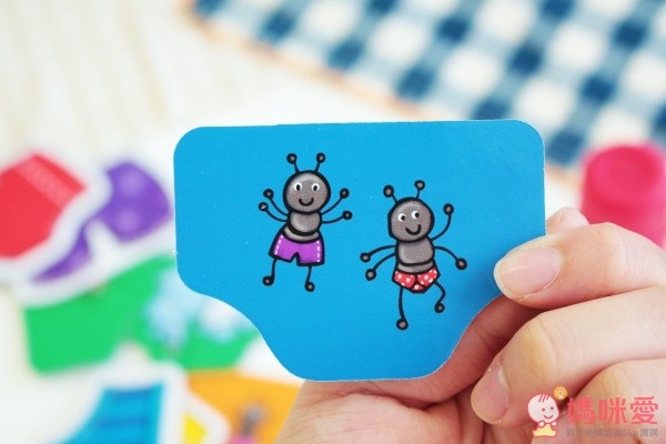 Ｎｅｗ！ GALT 桌遊 - 褲子有螞蟻！（顏色配對與數數遊戲）