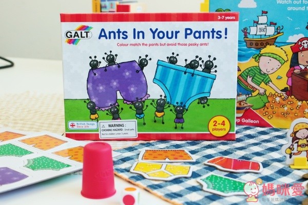 Ｎｅｗ！ GALT 桌遊 - 褲子有螞蟻！（顏色配對與數數遊戲）