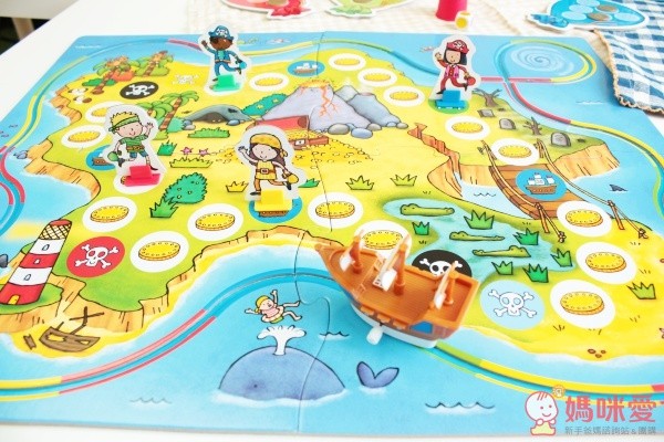 ✪ Ｎｅｗ！ GALT 桌遊 - 海盜大進擊（數量概念與挫折忍受遊戲）