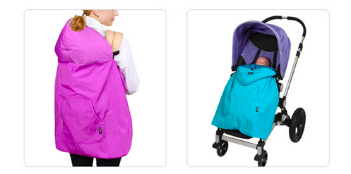 推車背巾兩用保暖袍 