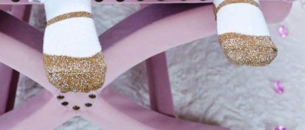  baby emporio 金蔥瑪莉珍蝴蝶結褲襪