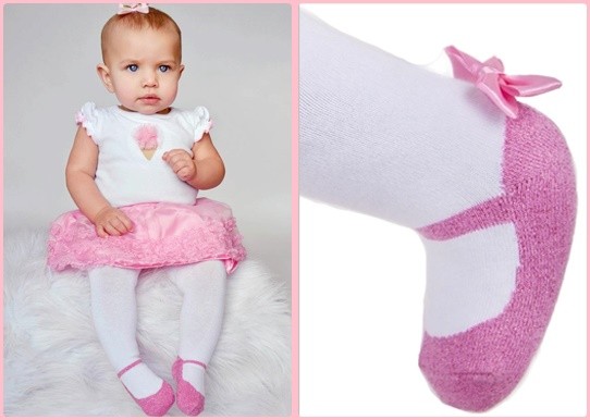  baby emporio 金蔥瑪莉珍蝴蝶結褲襪